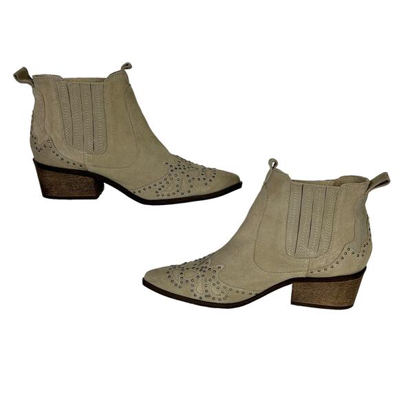 Matisse x Amuse Society Women's Boot 8.5 Back Stage Stud Shortie Bootie Western - Picture 5 of 12